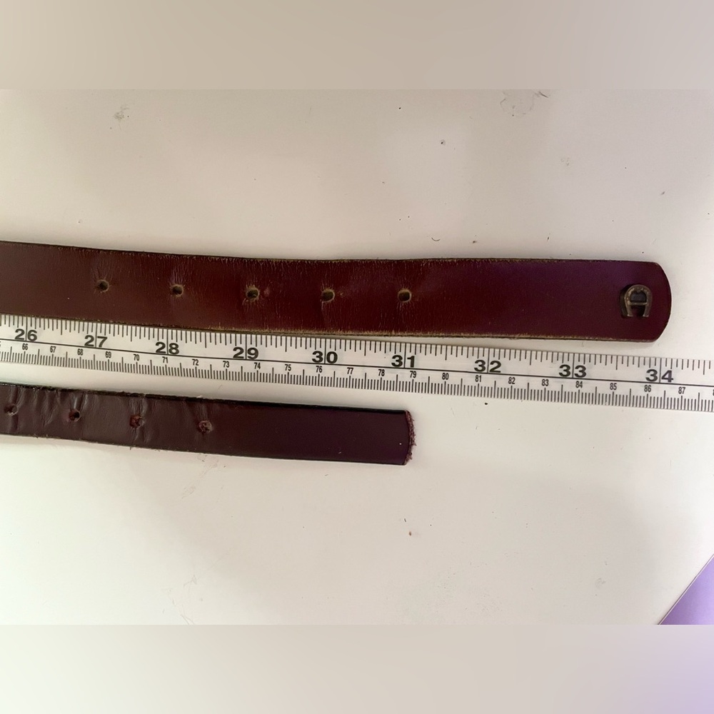 Lot of 2 Etienne Aigner Leather Belts - Picture 6 of 6
